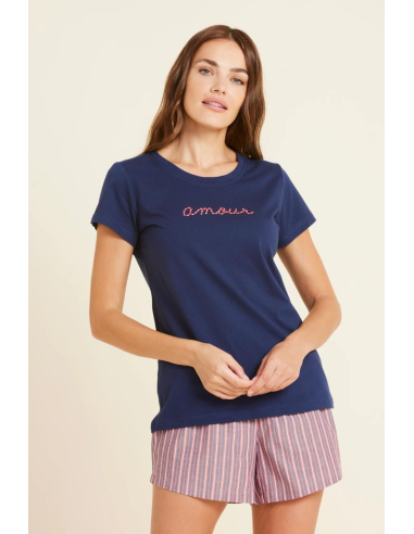 NOIDINOTTE PIGIAMA DONNA GIROCOLLO MEZZA MANICA...