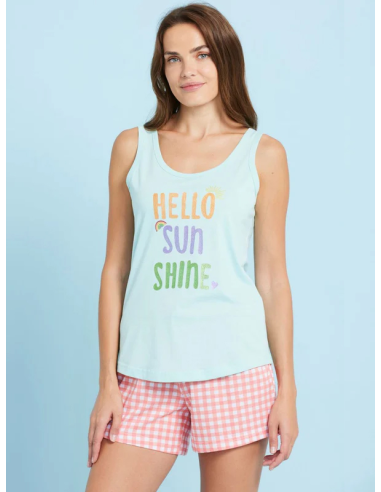 NOIDINOTTE PIGIAMA DONNA SPALLA LARGA E...