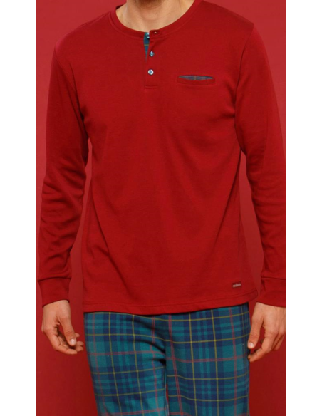 NOIDINOTTE PIGIAMA UOMO SERAFINO MANICA LUNGA E PANTALONE LUNGO