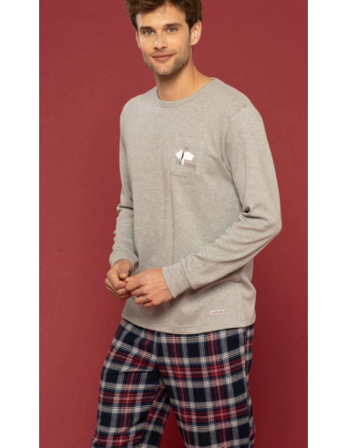 NOIDINOTTE PIGIAMA UOMO GIROCOLLO MANICA LUNGA...