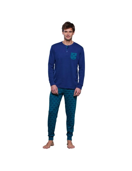 NOIDINOTTE PIGIAMA UOMO SERAFINO MANICA LUINGA E PANTALONE LUNGO