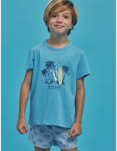 NOIDINOTTE PIGIAMA BAMBINO GIROCOLLO MEZZA...