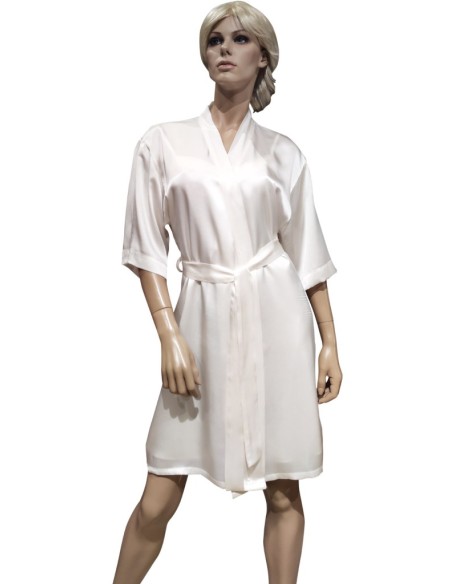 MISS LINGERIE COMPLETO LINGERIE VESTAGLIA E SOTTOVESTE 100% SETA