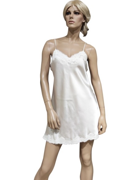 VIVIS COMPLETO LINGERIE DONNA VESTAGLIA E SOTTOVESTE 100% SETA