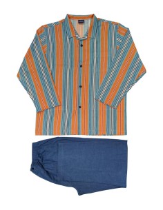 PEROFIL PIGIAMA UOMO APERTO MANICA LUNGA E PANTALONE...