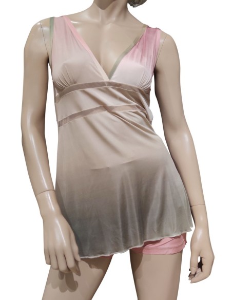 MILLENOTTI PIGIAMA DONNA SPALLA LARGA E PANTALONCINO