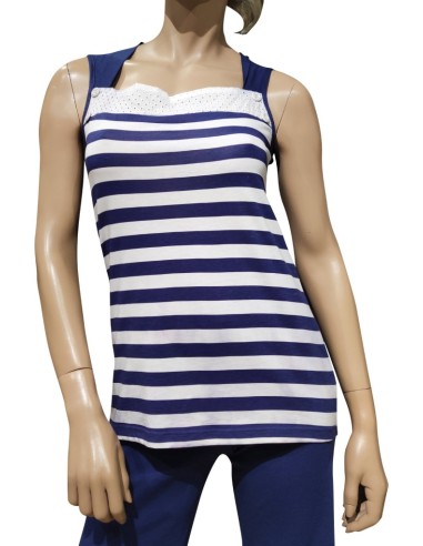 MISS LINGERIE PIGIAMA DONNA SPALLA LARGA E...