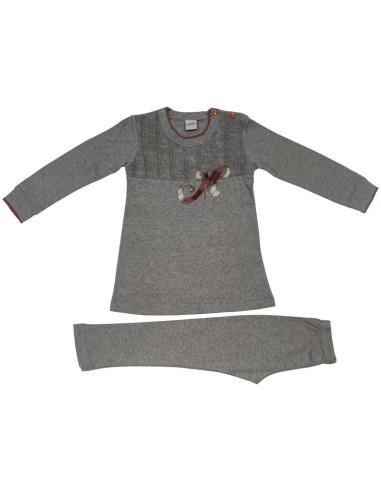 PICCOLA MISS PIGIAMA LUNGO DA BAMBINA GIROCOLLO...