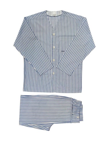 JULIPET PIGIAMA UOMO APERTO MANICA LUNGA E...