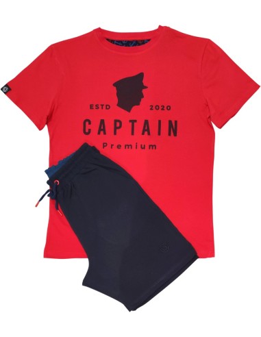 QBO PIGIAMA UOMO GIROCOLLO MEZZA MANICA E...