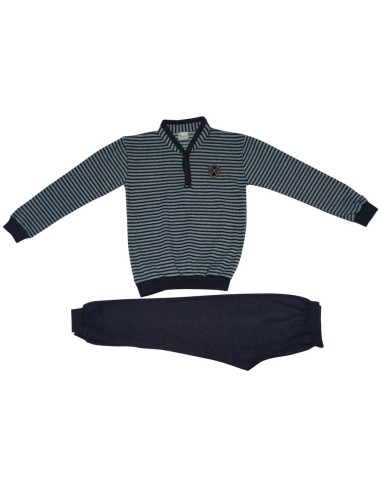 TWISI PIGIAMA LUNGO DA BAMBINO A LUPETTO IN FELPA