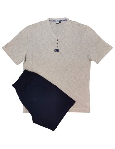 TWISI' PIGIAMA UOMO SERAFINO, MEZZA MANICA E PANTALONCINO...
