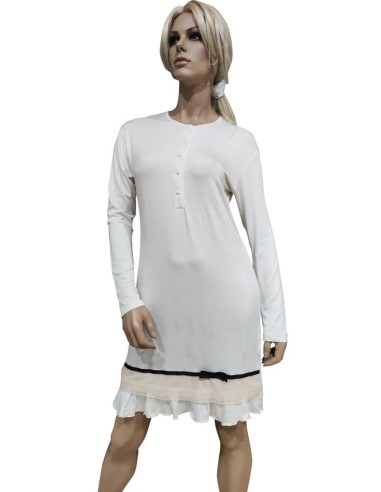 SWAMI CAMICIA DA NOTTE DONNA SERAFINO IN VISCOSA