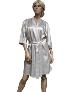 MISS LINGERIE COMPLETO LINGERIE VESTAGLIA E SOTTOVESTE IN... 2