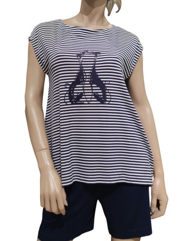 TRUSSARDI PIGIAMA DONNA GIROCOLLO, MEZZA MANICA...