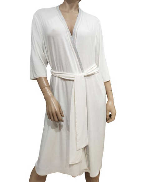 EMMECIPI VESTAGLIA DONNA A KIMONO MANICA A 3/4 MODAL