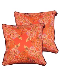 ETRO SET 2 CUSCINI ARREDO 45 X 45 CM IN RASO DI COTONE -... 2