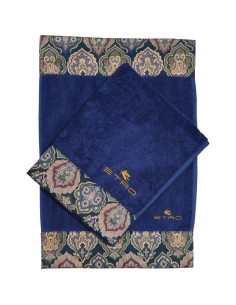 ETRO SET 2 ASCIUGAMANI VISO E OSPITE IN SPUGNA DI COTONE... 2