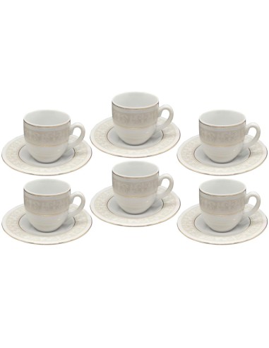 LIVING SET 6 TAZZE THE CON PIATTINO - RUBY By...
