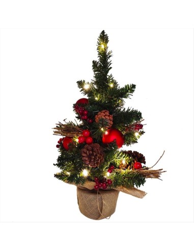 TIMSTOR ALBERO NATALIZIO DECORATO CON LUCI