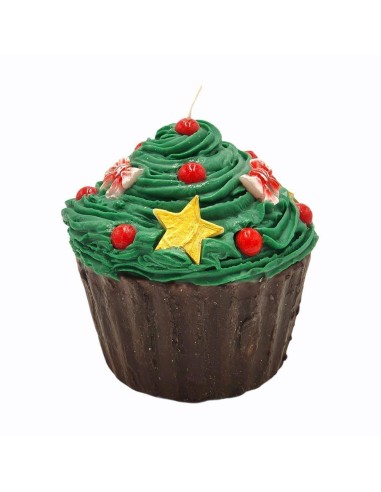 INTRONA CANDELA A FORMA DI MUFFIN MAXI Ø 17 CM