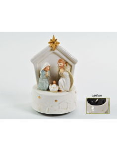 LE STELLE CARILLON SACRA FAMIGLIA 10X17 CM