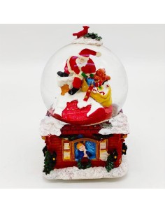 PALAIS ROYAL CARILLON PALLA DI NEVE SANTA CLAUS SUL TETTO