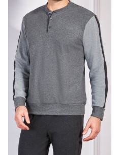 QBO PIGIAMA UOMO SERAFINO MANICA LUNGA E PANTALONE LUNGO... 2