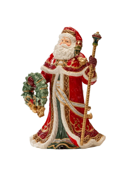 FITZ AND FLOYD STATUA BABBO NATALE H50 CM - NOEL HOLIDAY