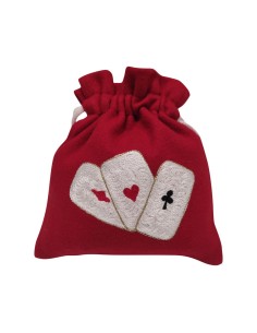 SACCHETTO PORTA CARTE IN LANA