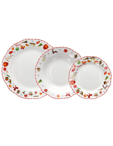 ANDREA FONTEBASSO SERVIZIO PIATTI 18 PEZZI -...