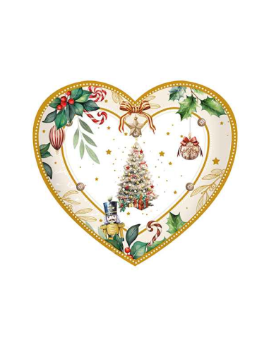 FADE SET 2 PIATTI CUORE 16 X 18 CM - ALYA