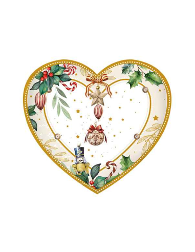 FADE SET 2 PIATTI CUORE 16 X 18 CM - ALYA