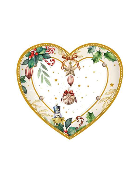 FADE SET 2 PIATTI CUORE 16 X 18 CM - ALYA