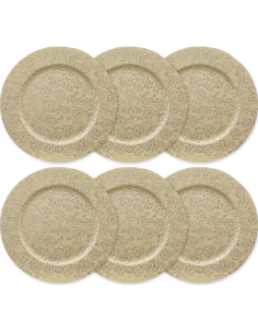 FADE SET 6 SOTTOPIATTI NATALIZI Ø 33 CM - DANA