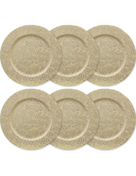 FADE SET 6 SOTTOPIATTI NATALIZI Ø 33 CM - DANA