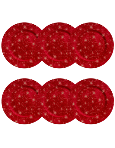 FADE SET 6 SOTTOPIATTI NATALIZI Ø 33 CM - LEXI