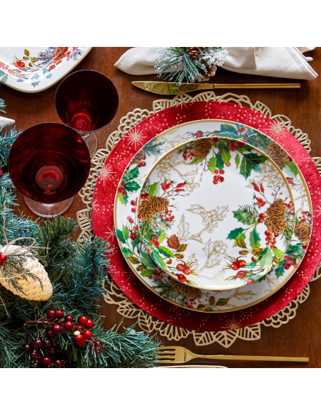 FADE SET 6 SOTTOPIATTI NATALIZI Ø 33 CM - LEXI