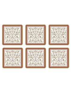 EASY LIFE SET 6 SOTTOBICCHIERI 10X10 CM - WINTER CAROUSEL