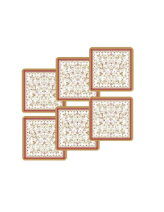 EASY LIFE SET 6 SOTTOBICCHIERI 10X10 CM - WINTER CAROUSEL 2