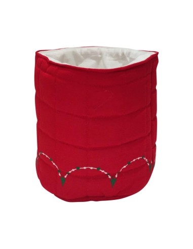 EVVIVA CESTINO PANE CON STAMPA NATALIZIA