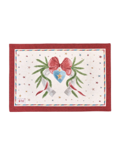 NUVOLE DI STOFFA TOVAGLIETTA AMERICANA NATALIZIA 33 X 50... 2