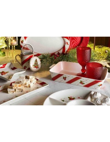 EVVIVA PIROFILA NATALIZIA 34 X 21 CM - CANDY