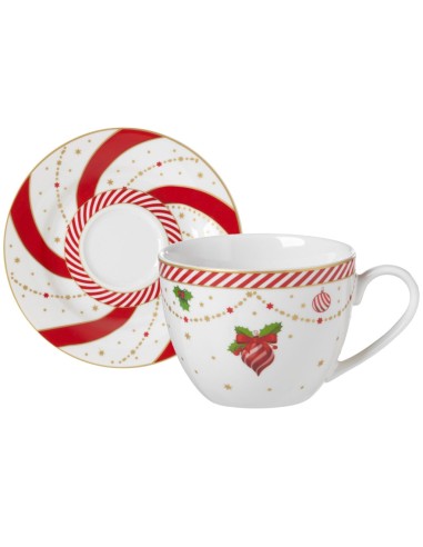 EVVIVA SET 6 TAZZINE CAFFÉ 90 ML CON PIATTINO -...