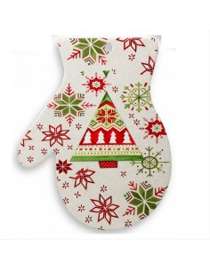 EVVIVA SOTTOPENTOLA NATALIZIO GUANTO 20X25 CM