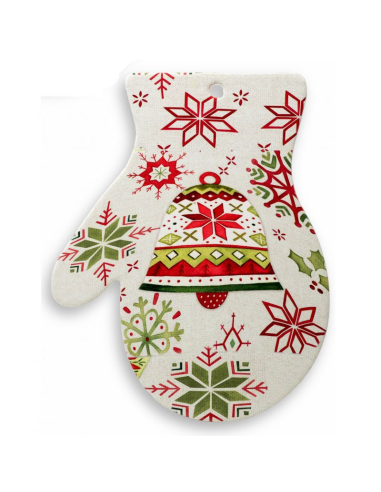 EVVIVA SOTTOPENTOLA NATALIZIO GUANTO 20X25 CM