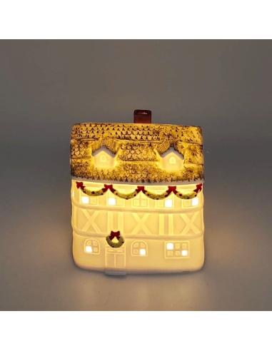 ANDREA FONTEBASSO CASETTA NATALIZIA CON LED 13 CM 