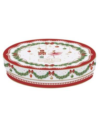 EASY LIFE SET 4 PIATTINI DESSERT NATALIZI 19 CM...