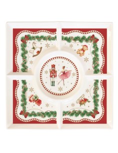 EASY LIFE ANTIPASTIERA A SCOMPARTI 25 X 25 CM - MAGIE DE...