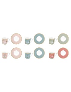 EASY LIFE SET 6 TAZZE CAFFÈ CON PIATTINO 100 ML - JARDIN... 2